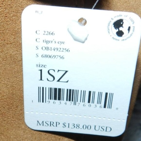 Free People Tiger-eye Large Backpack Suede Leather NWT🆕💥📦⌚🏃🏻💨⚡🚚 - Picture 14 of 15